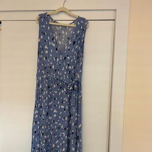 Lush Size S Wrap Dress with Ruching at Hem